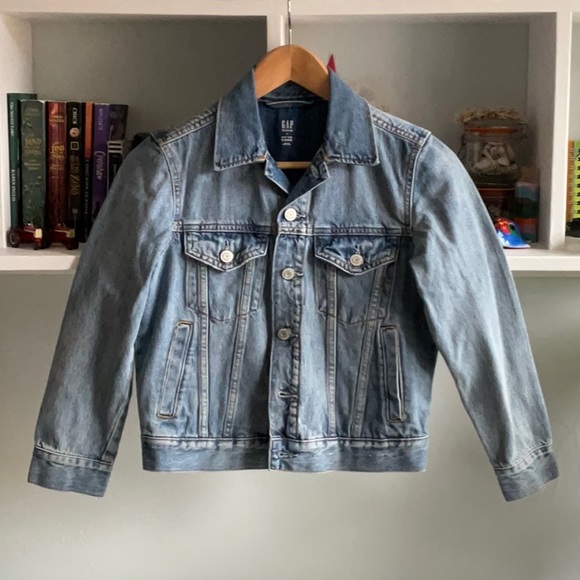 GAP Jackets & Coats Nwt Gap Kids Icon Denim Jacket Med 8 Gaps